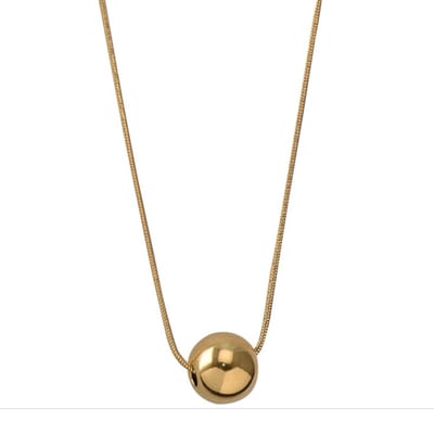 Marama - ketting Suze Goud - stainless steel - nikkelvrij - damesketting - verstelbaar - gold plated - met hanger