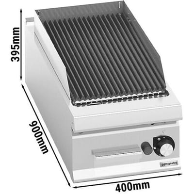 GGM Gastro Gas Lavasteingrill - 9 kW - Grillrost fest