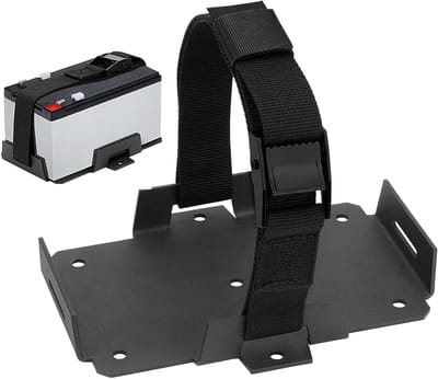 Batterijhouder - Opbergstandaard - Veilig Opbergen - Verstelbare Riem - 17 x 13 x 5 cm - Metaal
