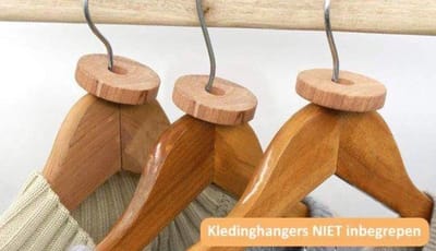 Motten stop ringen - Kleerhanger - Mottenballen - 6 Stuks - Cederhout Tegen Motten - Mottenval - Motten Bestrijden - Anti Motten
