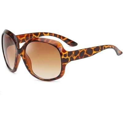 Grote Zonnebril Extra Dames Premium Ontwerpers Ovalen Zonnebril Retro Zwarte Glazen UV 400 Bescherming Oculos De Sol MULTI