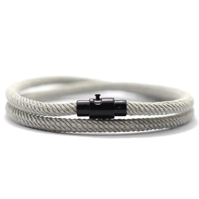 Bovista Armband - Staal - Nep Zilver - Heren - Zilvergrijs 17cm