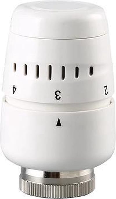 Radiatorconnect Thermostaatkop - Radiatorknop M30 - Wit ( M30 x 1,5 ) - LET OP DE MAATVOERING !