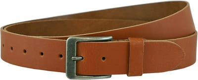 Landley Dames / Heren Riem extra Lang - Echt Leer - XXL uitvoering - Cognac - Totale lengte 165 cm / Geschikt tot maat 150