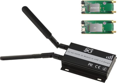 USB 3.0 Adapter voor M2 B Sleutel - Voor 3G, 4G en 5G WWAN Modulen met SIM-Kaartsteun