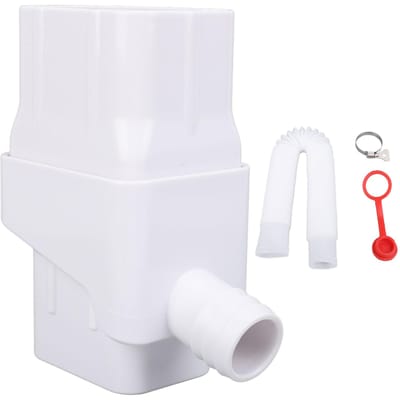 Regenwateropvangsysteem Eenvoudige Installatie Efficiënte Regenwaterton Omleiderkit voor Regenpijp wit