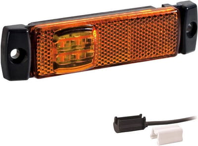 LED markeringslicht amber | 12-24v | 1,5mm connector