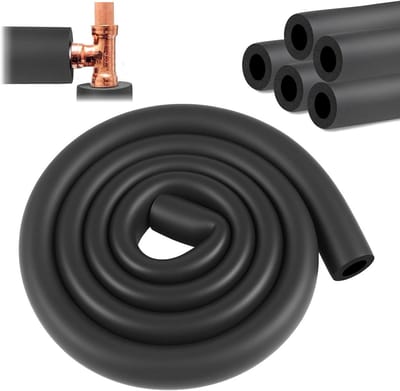 Zwarte Schuimrubber Isolatie voor Leidingen 6 mm - Verwarming en Sanitair