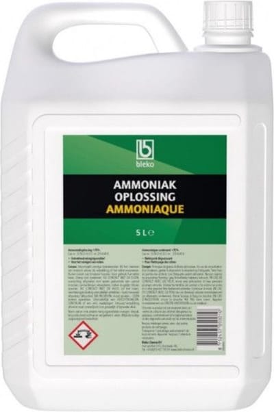 Bleko Chemie Ammoniak 5% | 5 L | Ontvetten Schilderwerk | Schoonmaakmiddel | Ontvetter