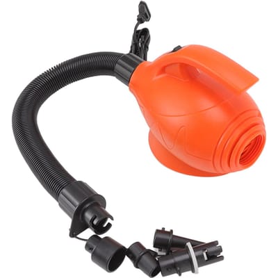 Pompe à air électrique 600 W, gonflage haute pression pour bateau gonflable, lit, piscine, canapé red