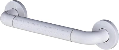 Badkamer Handgreep - Douche Leuning - Veiligheid Verhogen - Roestvrij Staal - 49 cm - Wit