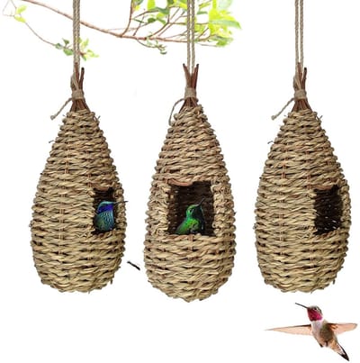 Dailygoods- Vogelschuilplaats Duurzaam - Vogelhuisje - Beschutting tegen koud weer - Milieuvriendelijk - Decoratie voor tuin/patio - Geschikt voor kleine vogels