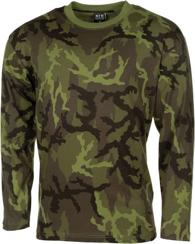 MFH US shirt - Lange mouwen - M 95 CZ camouflage - 170 g/m² - MAAT S