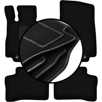 Complete set veloursmatten voor: Mercedes EQC N293 SUV (2019-)
