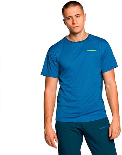 Trangoworld Ritsem T-shirt Met Korte Mouwen Blauw XL Man