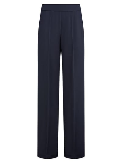 Wide Fit’ jersey broek Van Peter Hahn blauw