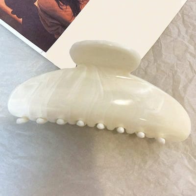 Minimalistische Glanzende Marmertextuur Haarclip Klauw Klem, Plastic Haaraccessoires, Haarklauw, Klauwclips, Haarklem, Haar Kaakklem