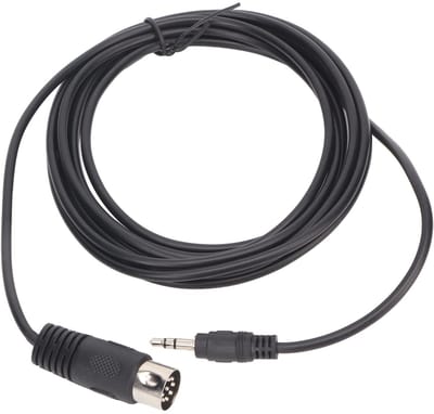 Dailygoody - MIDI Kabel - 9.8ft - Plug and Play - Geluidsapparatuur - 8 Pin naar 3.5mm - Hoogwaardige kwaliteit - Geschikt voor muziekproductie - Kleu...
