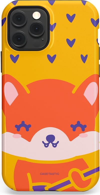 Casetastic Hoesje Geschikt voor Apple iPhone 12/12 Pro Magsafe - Stijlvolle Beschermende Duo-layer Case - Vossen beat