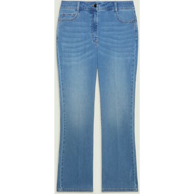 jeans flare vrouw licht blauw