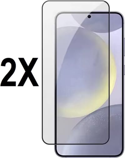 Screenz® - Matte Screenprotector geschikt voor Samsung Galaxy A26 - Tempered glass - Screen protector geschikt voor A26 - Beschermglas - Mat Glasplaatje - 2 stuks