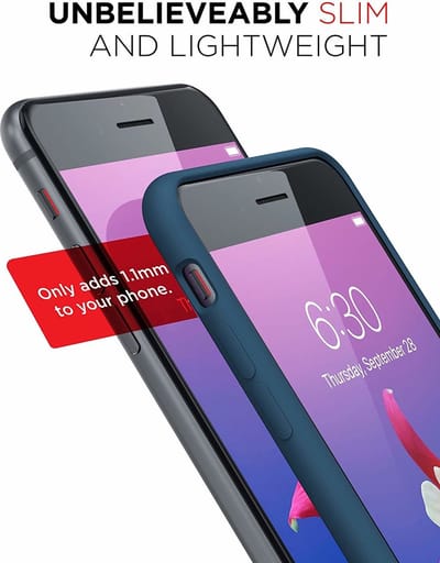 ShieldCase Silicone case geschikt voor Apple iPhone 8 Plus / 7 Plus hoesje - optimale bescherming - perfecte pasvorm - TPU Materiaal - blauw