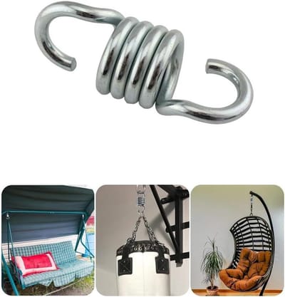 Allecto- Hangmatveer - Verstevigde - Gegalvaniseerde Stalen Verlenging - Zwaar Draad - Verlengstuk - Hangmatten - Geschikt voor - Schommelstoelen - Zandzak Ophanging - Draagvermogen 500 kg.