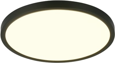 REALITY DRACO - Plafondlamp - Zwart mat - incl. 1x SMD 30 W - Dimbaar met schakelaar - Wand- en plafondmontage - Geheugenfunctie via de wandschakelaar - Eenvoudig te bevestigen - DIP - Schakelaar