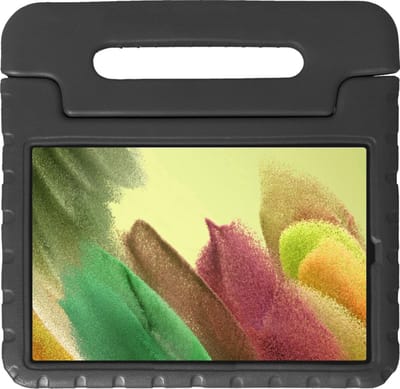 Hoesje - Geschikt voor Samsung Galaxy Tab A7 Lite - Kinderhoes Shockproof Bumper - Kidsproof Case - Tablet Hoes - Kinder Hoes Cover - Zwart