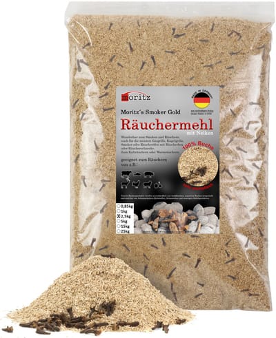 Rookmeel beuk met kruidnagel fijn 0,5–1 mm 2,5 kg