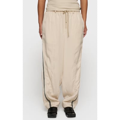 10DAYS Wide Tapered Pants Tencel Light Earth Maat: XXS | Joggingbroeken Outlet | Dames | Beige