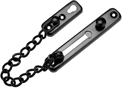 Dailygoods- Kettingslot Veiligheidsslot - Roestvrij Staal - Antidiefstal Beveiliging - Klink Beveiliging - Ketenlengte 196 mm - Gewicht 113 g - Deurslot