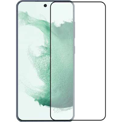 ShieldCase 3D full cover screen protector geschikt voor Samsung Galaxy S22 - volledige bescherming tegen krassen & stoten - glazen screenprotector