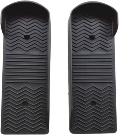 Elliptische Machine Pedalen - Voetpedalen Vervanging - Fitness Training - Antislip Oppervlak - 36x12 cm - Zwart