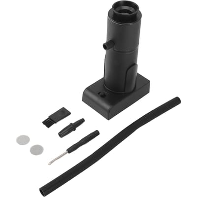 Voedselroker Handheld Draagbaar Hout Cocktail Steak Zalm Rookinfuser voor Keuken Kamperen BBQ gray
