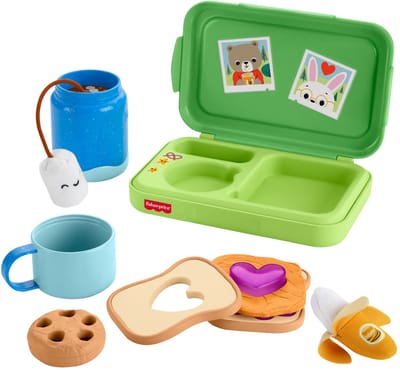 Mattel speelgoed lunchbox Fisher-Price Friendship Forest Activity.