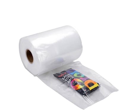 Inpakr Buisfolie 1 rol - 33 cm x 200 m - 150 micron - Transparant - LDPE
