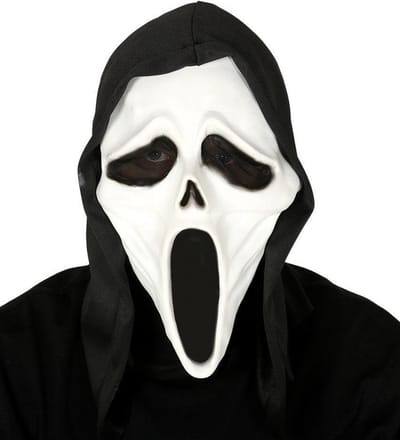 Fiestas Guirca Verkleedmasker Geest Met Capuchon Latex One-size