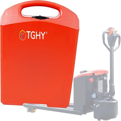 Heftruck Accu - Palletwagen Batterij - Magazijn Werk - Ingebouwde BMS Beveiliging - 257x90x370 mm - Zwart