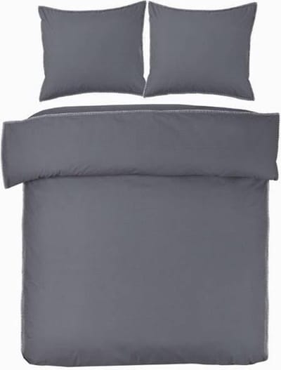 Papillon Wellington - dekbedovertrek - eenpersoons - 140x200/220 - Grijs