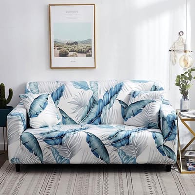 Bloemenprint Bankhoes Voor Woonkamer Kussenovertrekken Bankhoes Katoen Elastisch Bankhoes Bank Handdoek Stoelbeschermer 1 st 2-seater 145-185cm