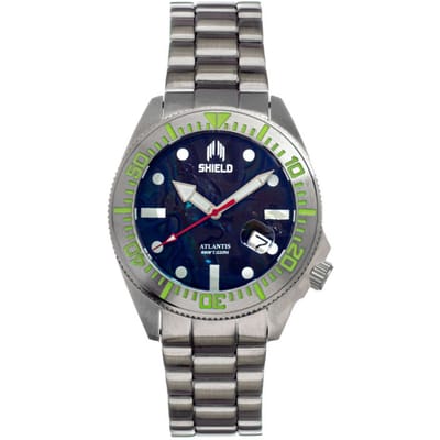 Shield Atlantic Abalone armbandhorloge met datum