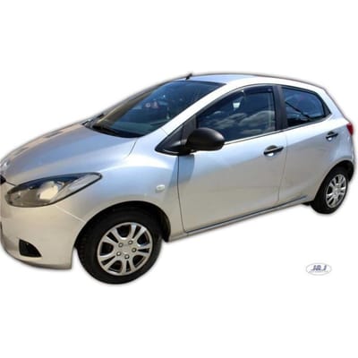 J&J AUTOMOTIVE | Heko Deflecteurs d'air Déflecteurs de Vent Pour Mazda 2 5P. Berlina 2009-2014