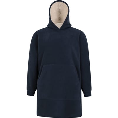 Mountain Warehouse Heren Knusse Borg Hoodie Deken (Marine)
