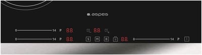 Inductie kookplaat - Glazen kookplaat - Snel koken - Touch slider bediening - 60 cm breed - Zwart