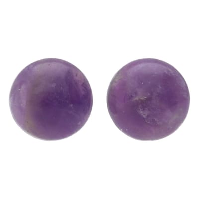 Bela Donaco - Oorknopjes – Classic – B10 – Amethist – Sterling Zilver