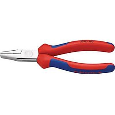 Knipex 20 05 160 Platte tang Werkplaats Recht Chroom-vanadium elektrostaal 160 mm