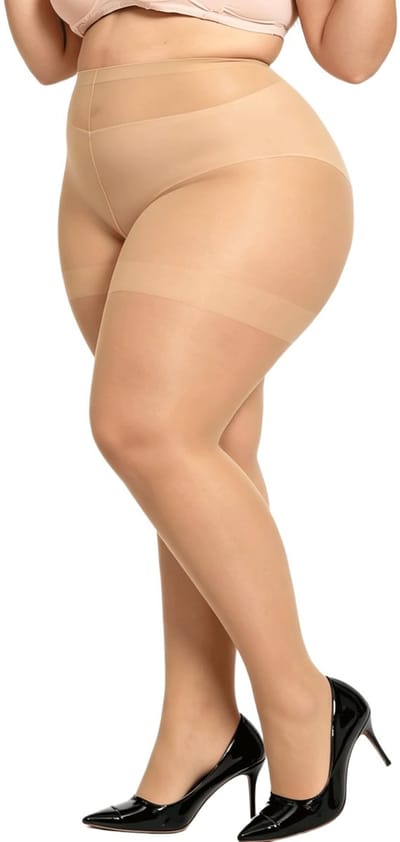 Dailygoods- Panty 20D - Curvy Dames - Plus Maten XL-8XL - Elastisch - Comfortabel - 4-richtings Stretch - Strumpfhose