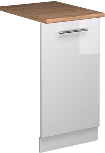Vicco Fame-Line Vaatwasserfrontpaneel – 45 cm, WB Eik Wit Hoogglans