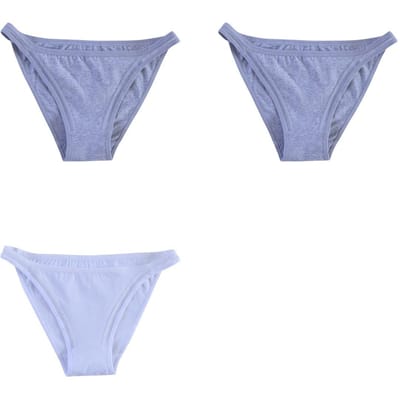 3 Stuks/Set Katoenen Slipjes Dames Lage Taille Slips Vrouwelijk Ondergoed Sexy Lingerie Comfortabele Braziliaanse Slipjes Ademend Ondergoed M-XL M&3PCS black